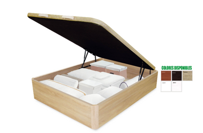 Canapé Abatible Madera 30mm. Firmeza y Espacio.